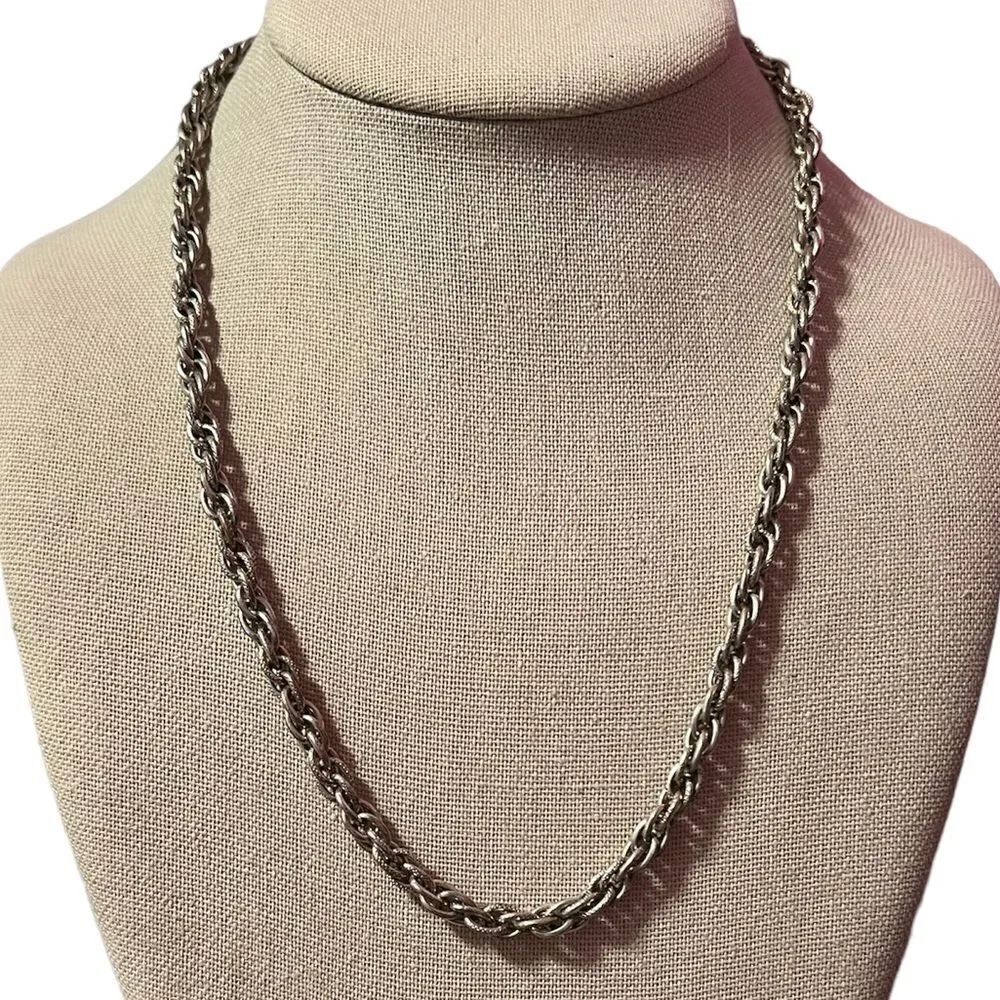 Kenneth Cole New York Silver Tone Rope Chain